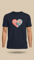 Midnight Navy Heart Graphic Tee