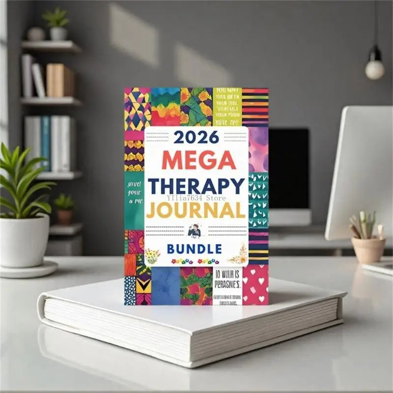 Therapeutic Activity Journal Monthly Planner Mental Health Guided Notebook