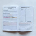 Therapeutic Activity Journal Monthly Planner Mental Health Guided Notebook