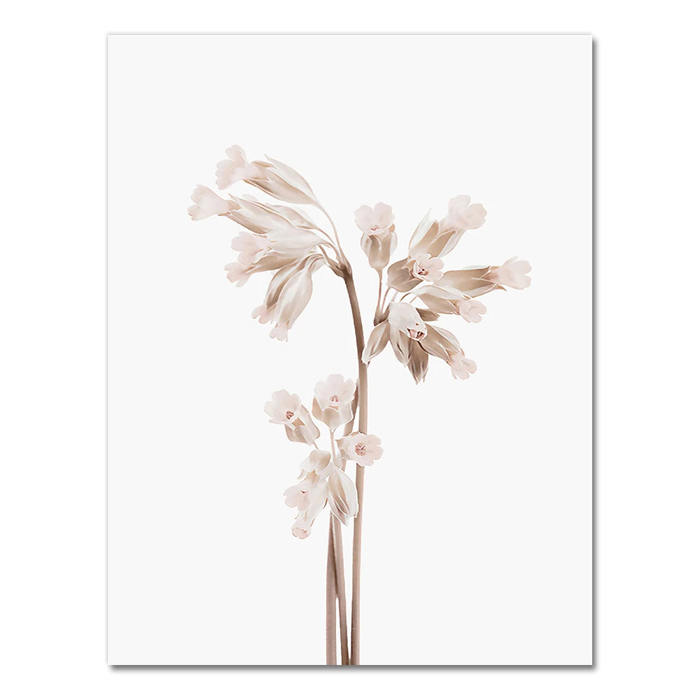 Botanical Flowers Posters and Prints Gallery Wall Art Canvas Painting Plant Wall Pictures for Living Room Home Decor