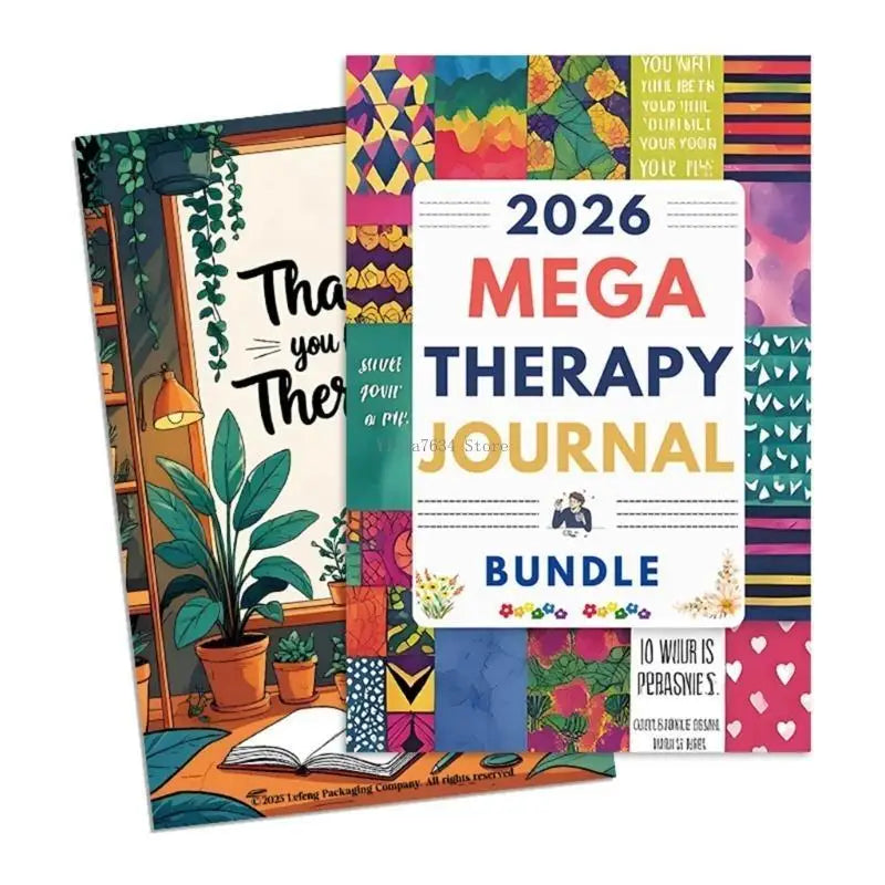 Therapeutic Activity Journal Monthly Planner Mental Health Guided Notebook