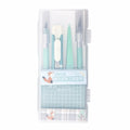 5pcs/Set DIY Scrapbook Tool Set Tweezers Pens Non-Slip Mats Art Cutting Tools Kit Paper Crafting Carving Craft Paper Pen